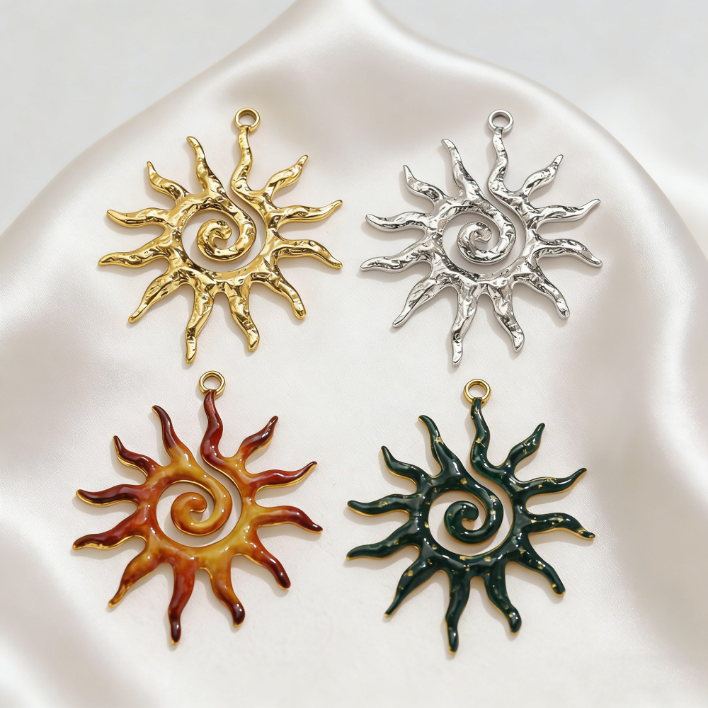Vintage Collectibles For Sale - 5PCS Stainless Steel Vintage Spiral Sun