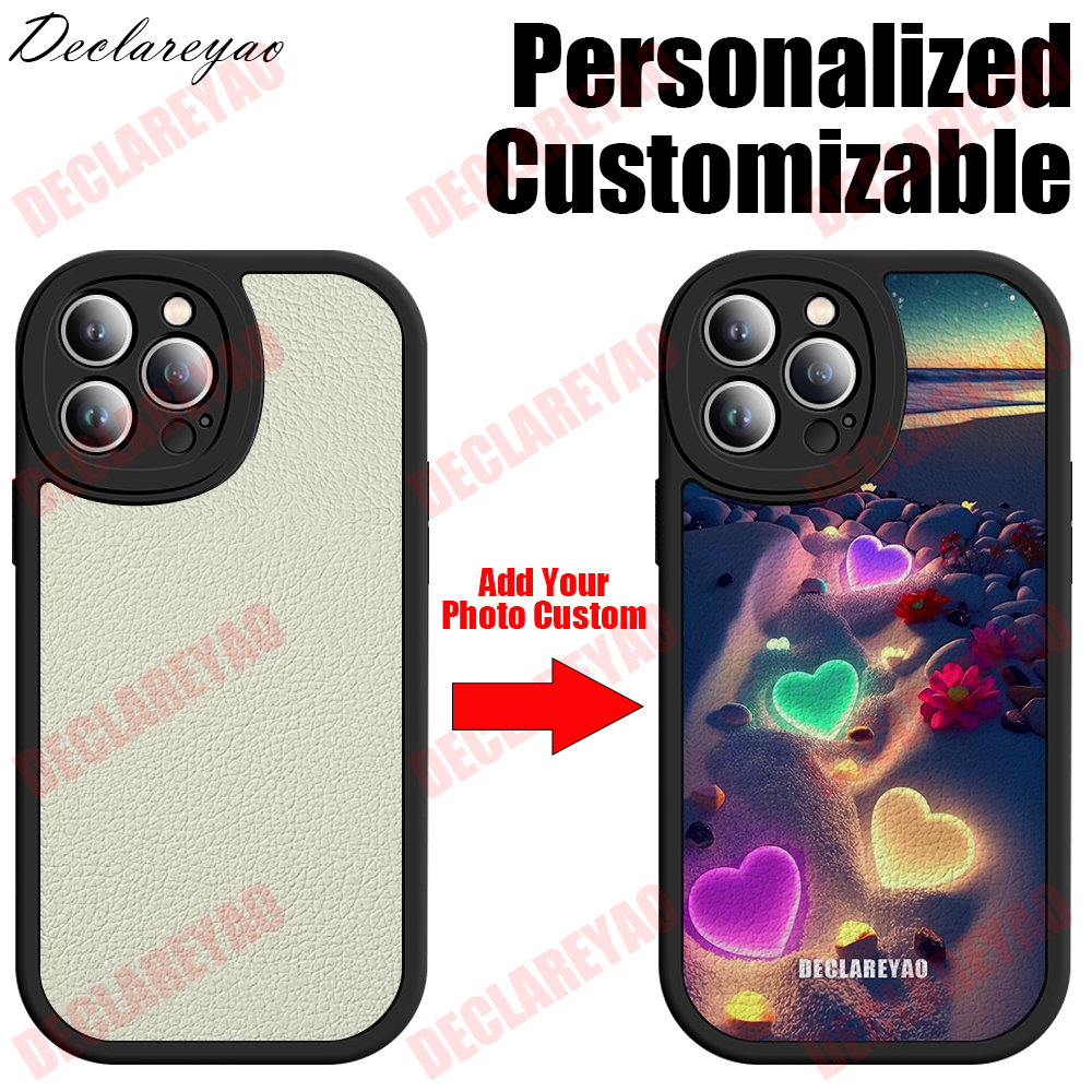 Camera Leather Case - Personalized Customizable DIY Photos Coque For