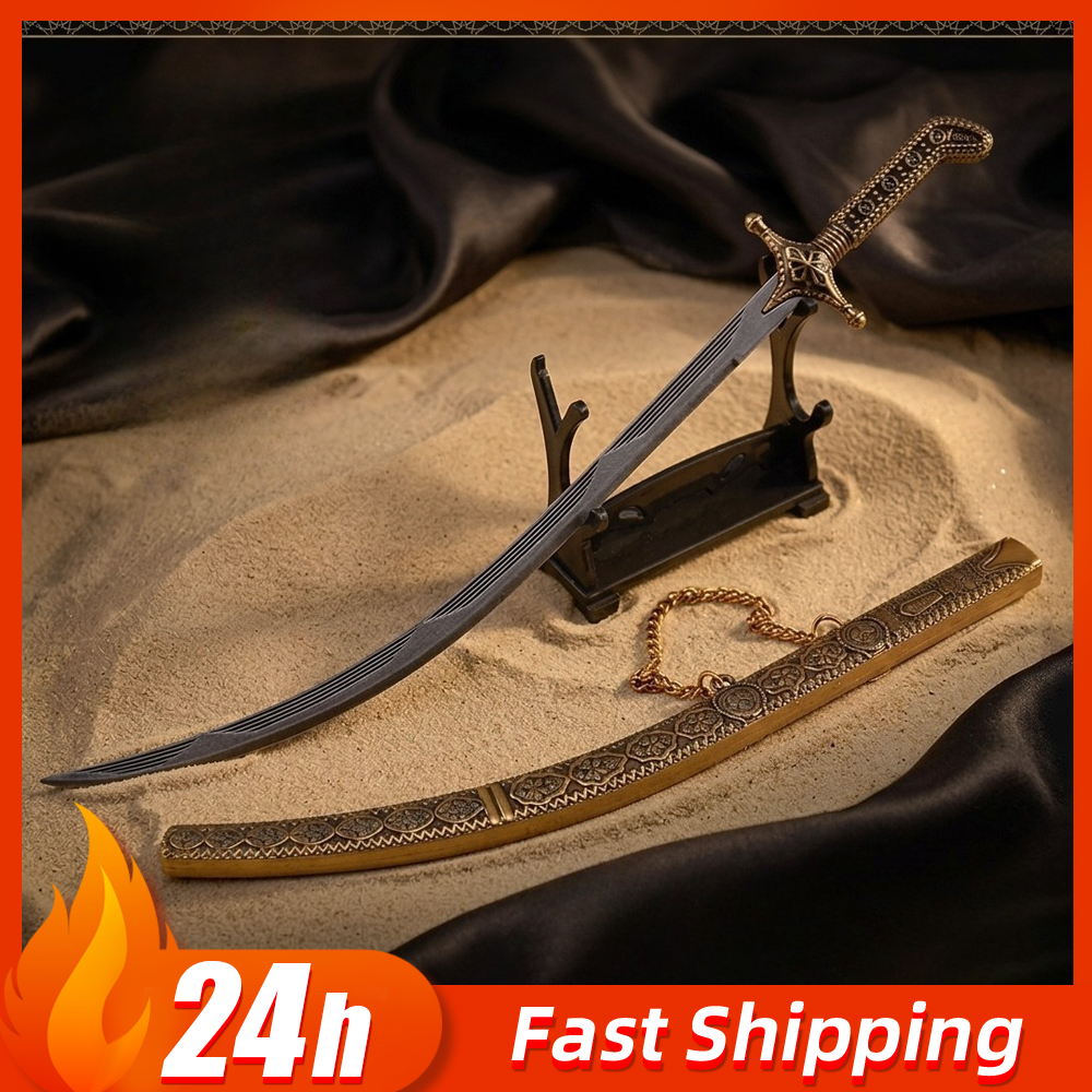 Vintage Collectible Knives - 26cm Arabian Curved Sword weapons Replica