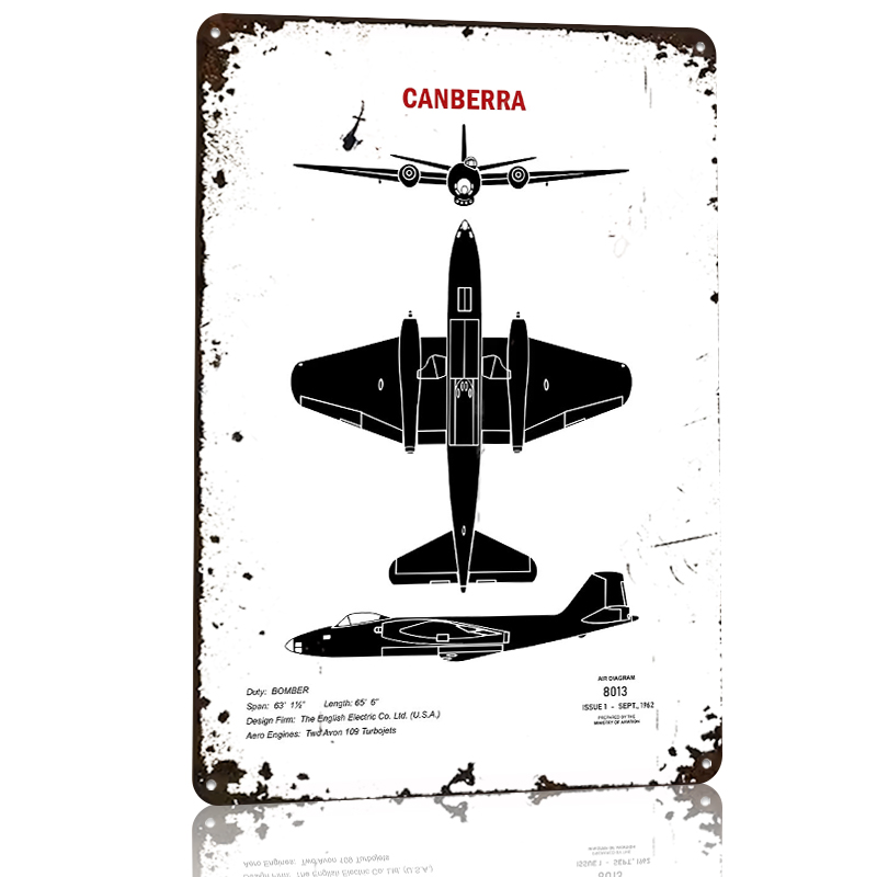 Canberra Recognition Tinplate  - Canberra Vintage & Collectible Centre Reviews recensie en prijs