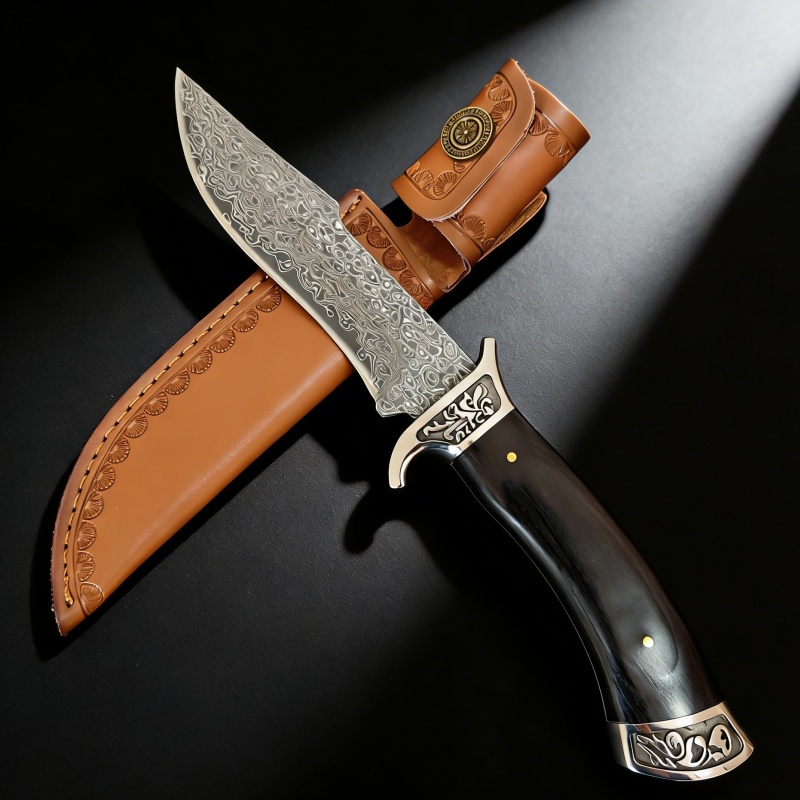 Vintage Engraved Damascus Stra - Vintage Collectible Knives recensie en prijs