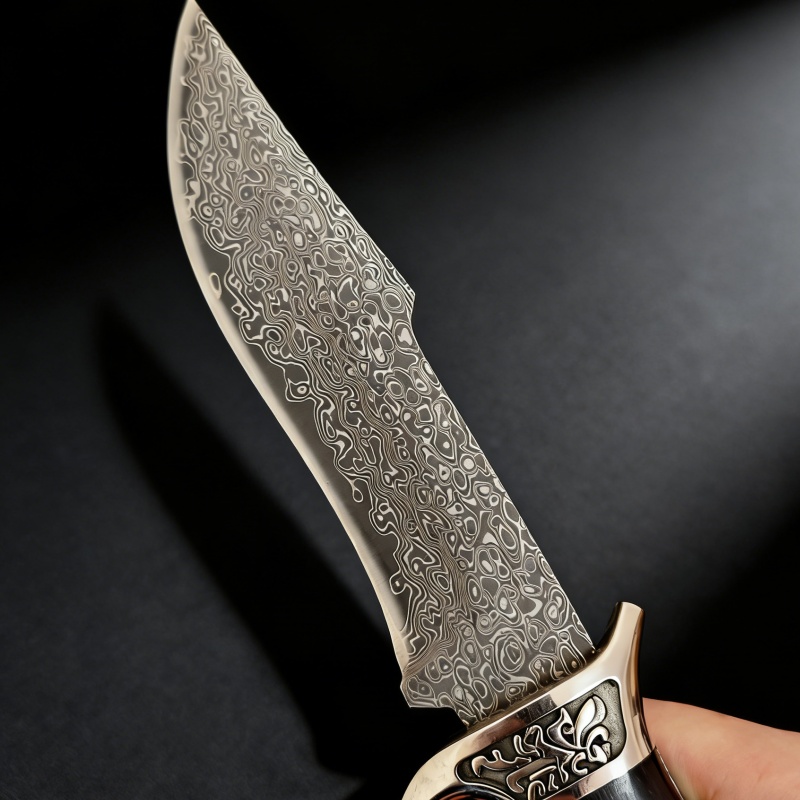 Vintage Engraved Damascus Stra - Vintage Collectible Knives recensie en prijs