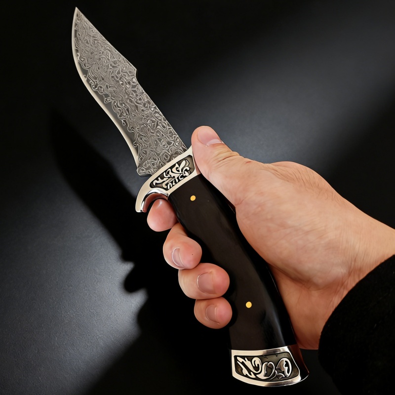 Vintage Engraved Damascus Stra - Vintage Collectible Knives recensie en prijs