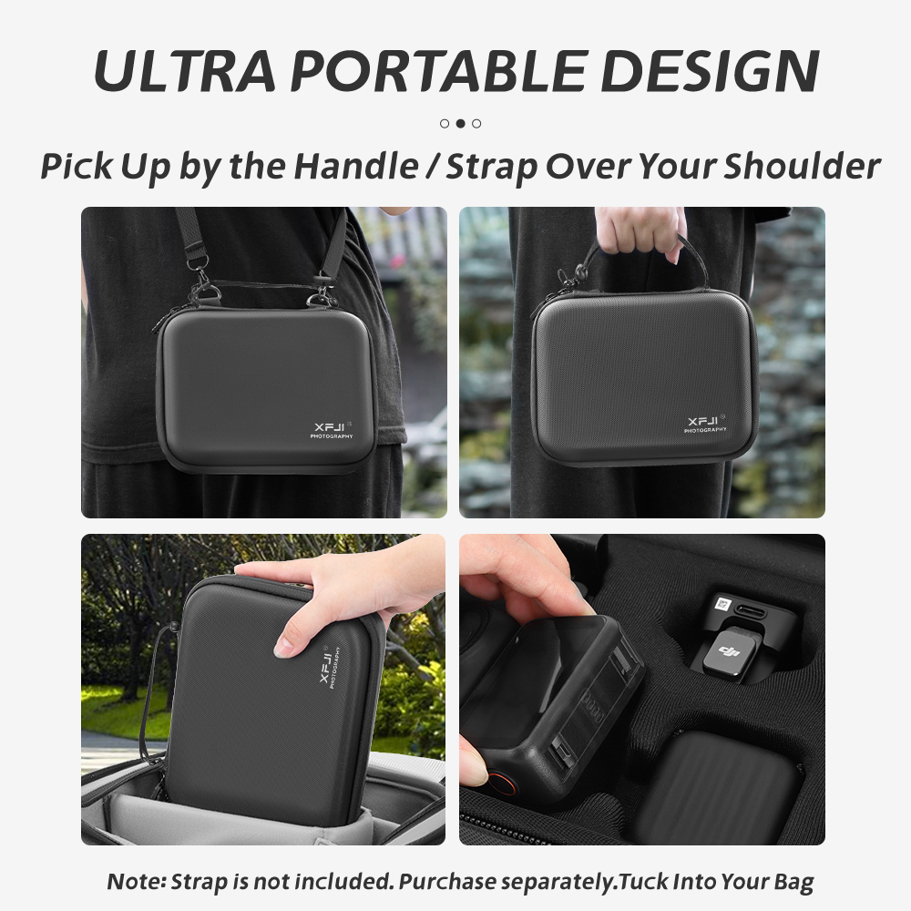 XFJI Storage Bag Case PU Leath - Camera Leather Case recensie en prijs