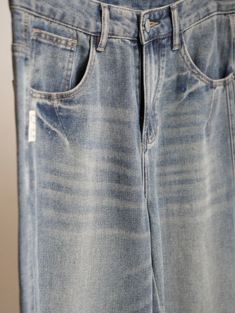 Men's Cotton Denim Jeans Loose - Vintage Collectible Knives recensie en prijs