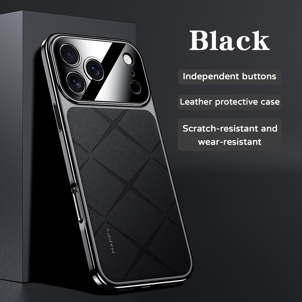 Frame Leather Plating For iPho - Camera Leather Case recensie en prijs