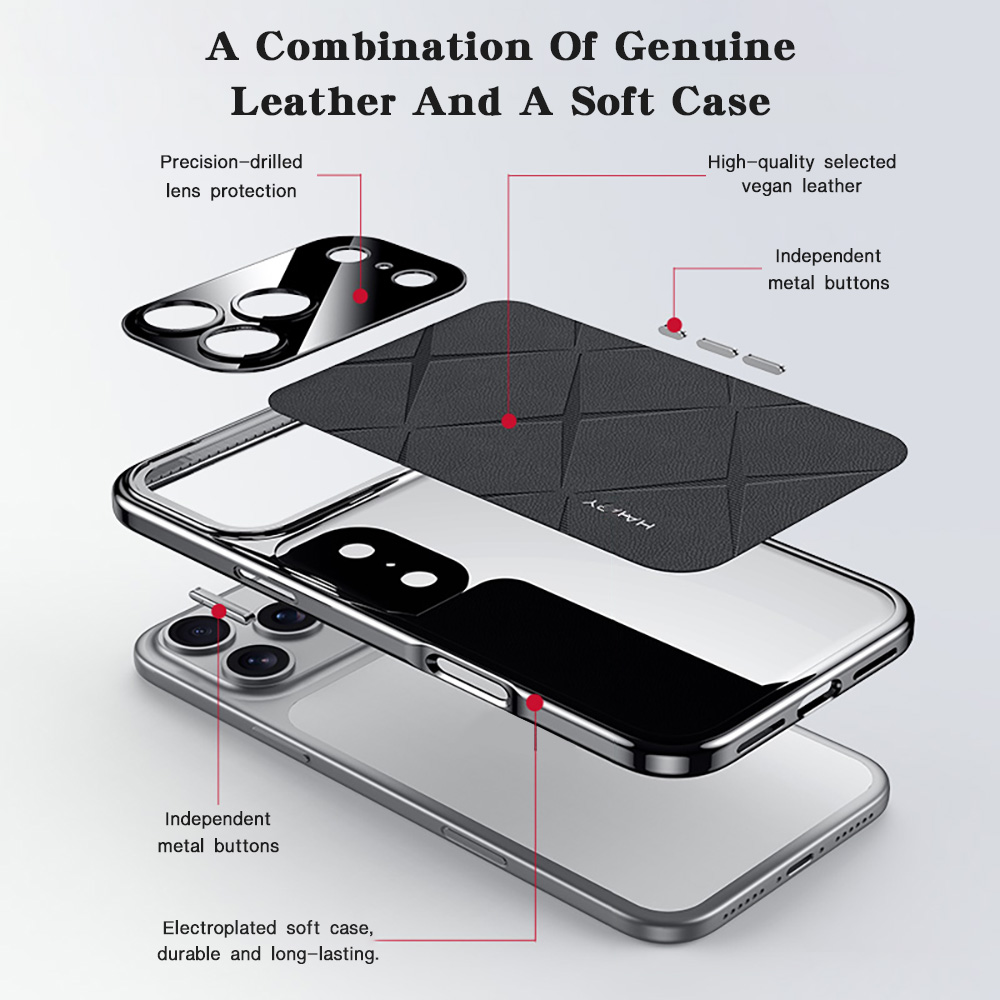 Frame Leather Plating For iPho - Camera Leather Case recensie en prijs