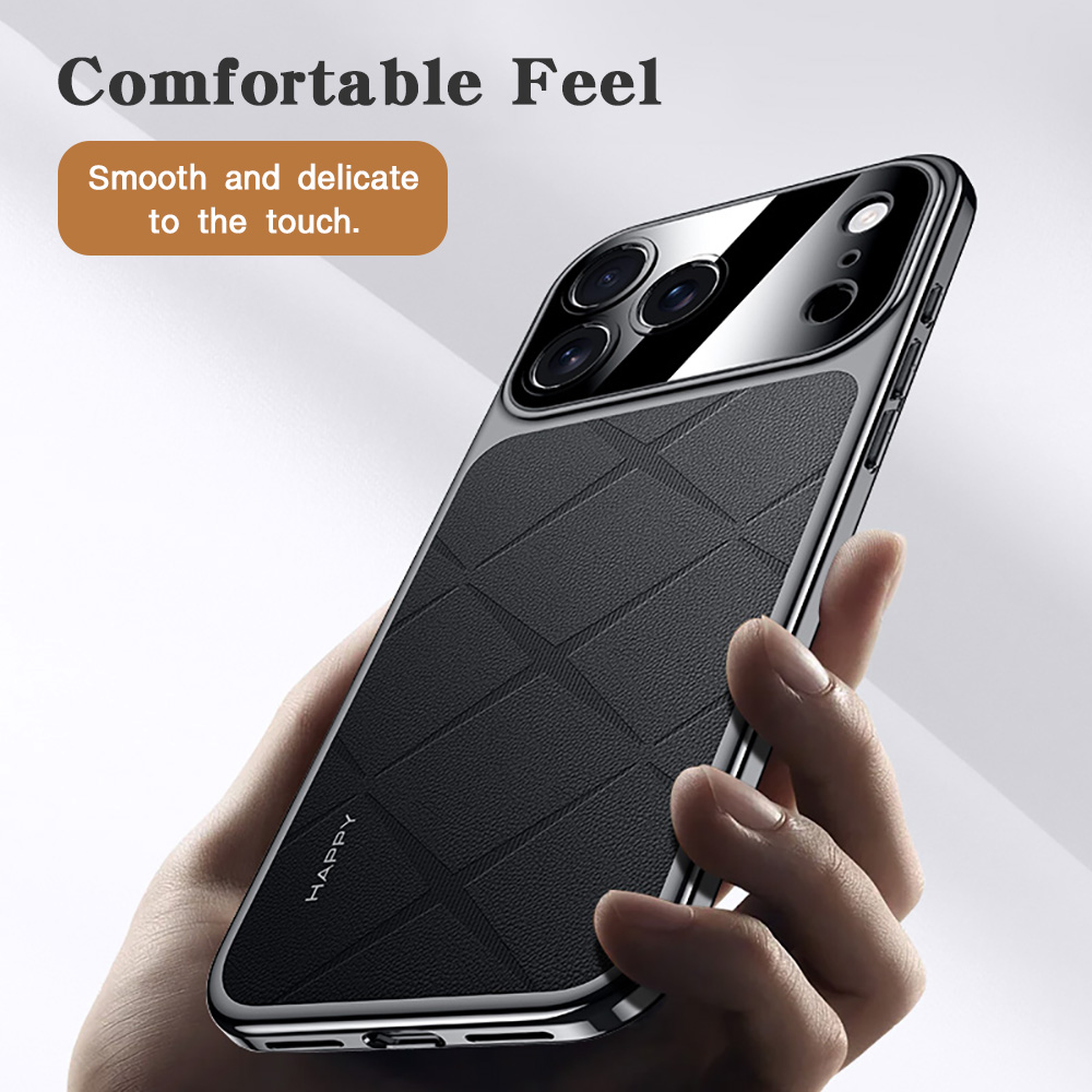 Frame Leather Plating For iPho - Camera Leather Case recensie en prijs