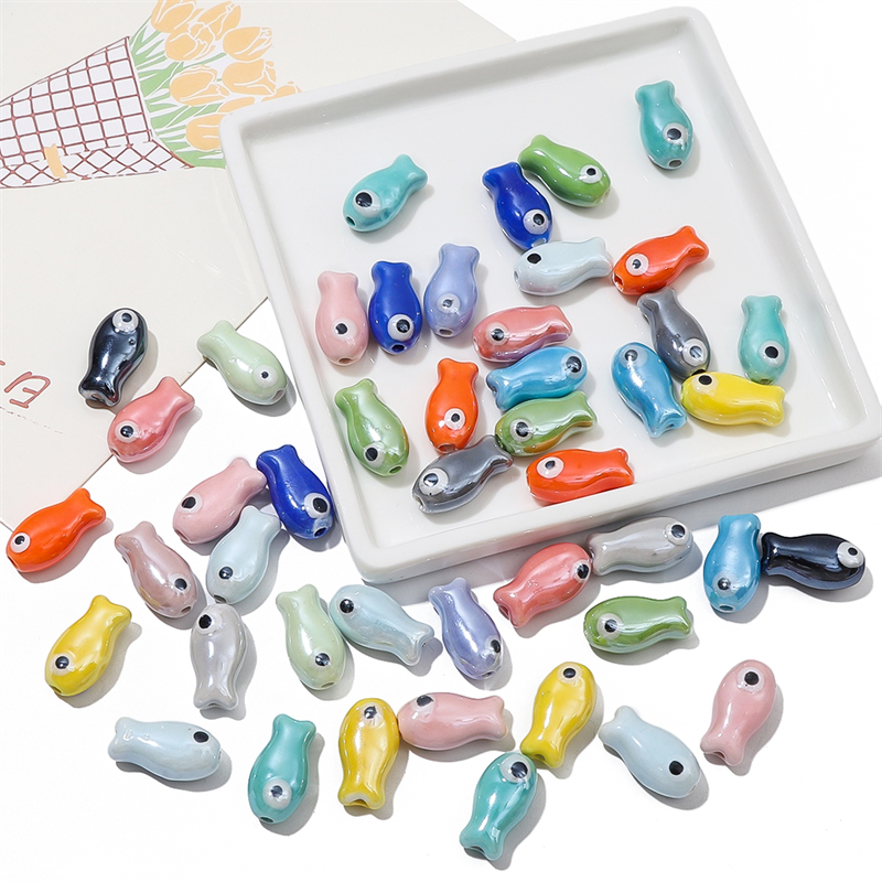 10Pcs Vintage Fish Ceramic Bea - Vintage Collectible Item recensie en prijs