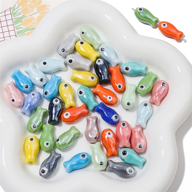 10Pcs Vintage Fish Ceramic Bea - Vintage Collectible Item recensie en prijs
