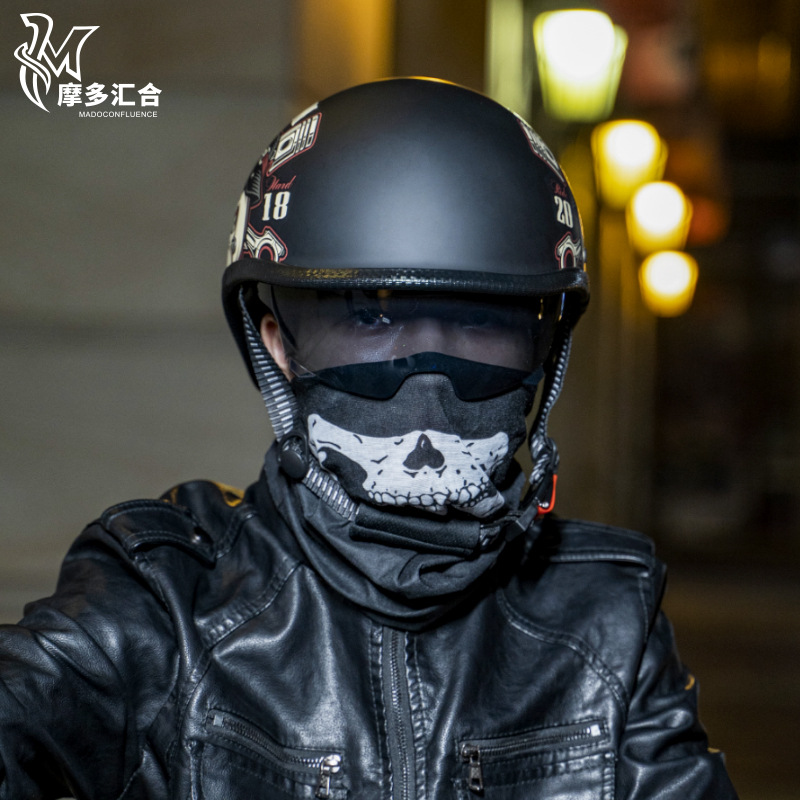 Retro Motorcycle Helmets for M - Lens Cap Vintage recensie en prijs