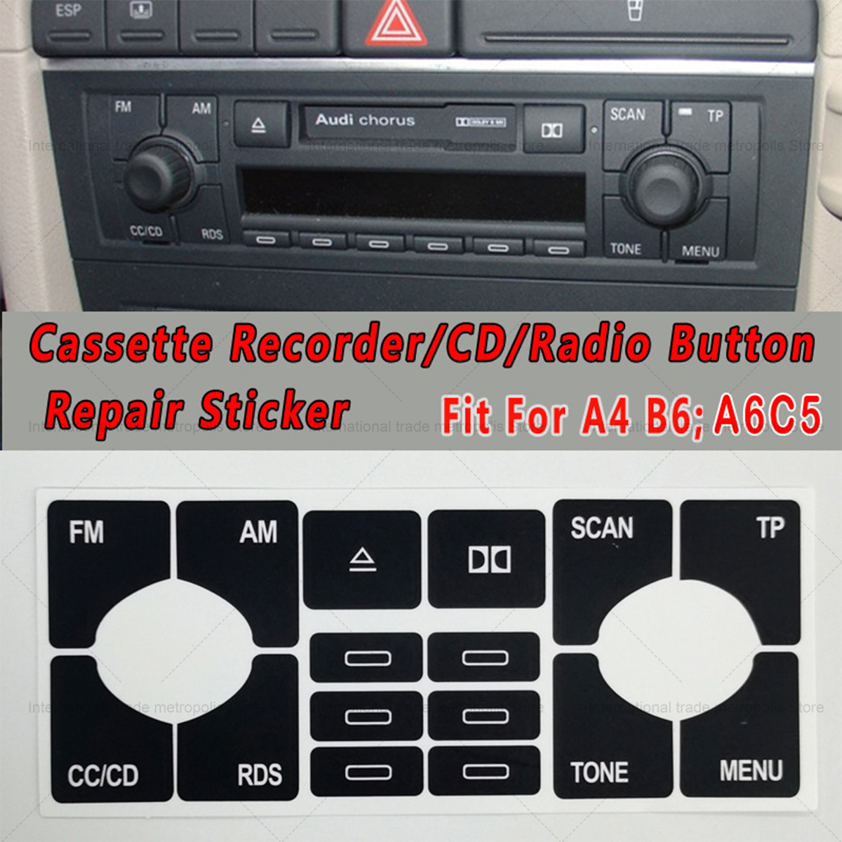 A Set Audio Button Repair Deca - Cassette Tape Head recensie en prijs