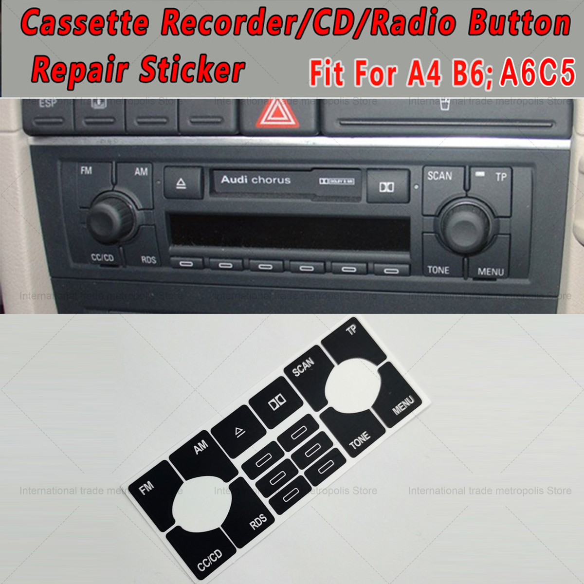 A Set Audio Button Repair Deca - Cassette Tape Head recensie en prijs