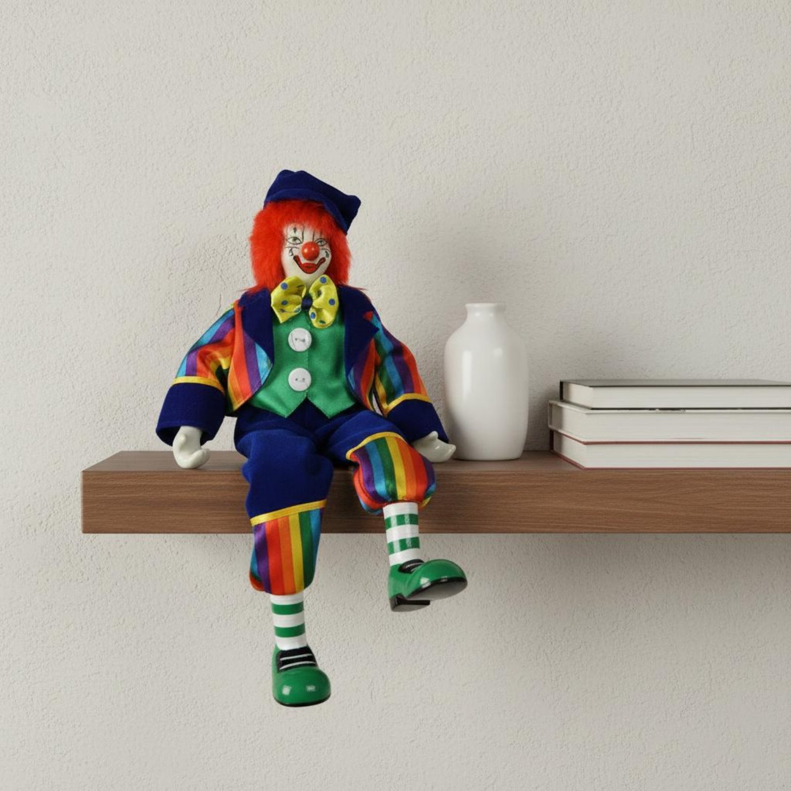 Dangling Leg Clown Doll Handma - Vintage Collectible Porcelain Dolls recensie en prijs