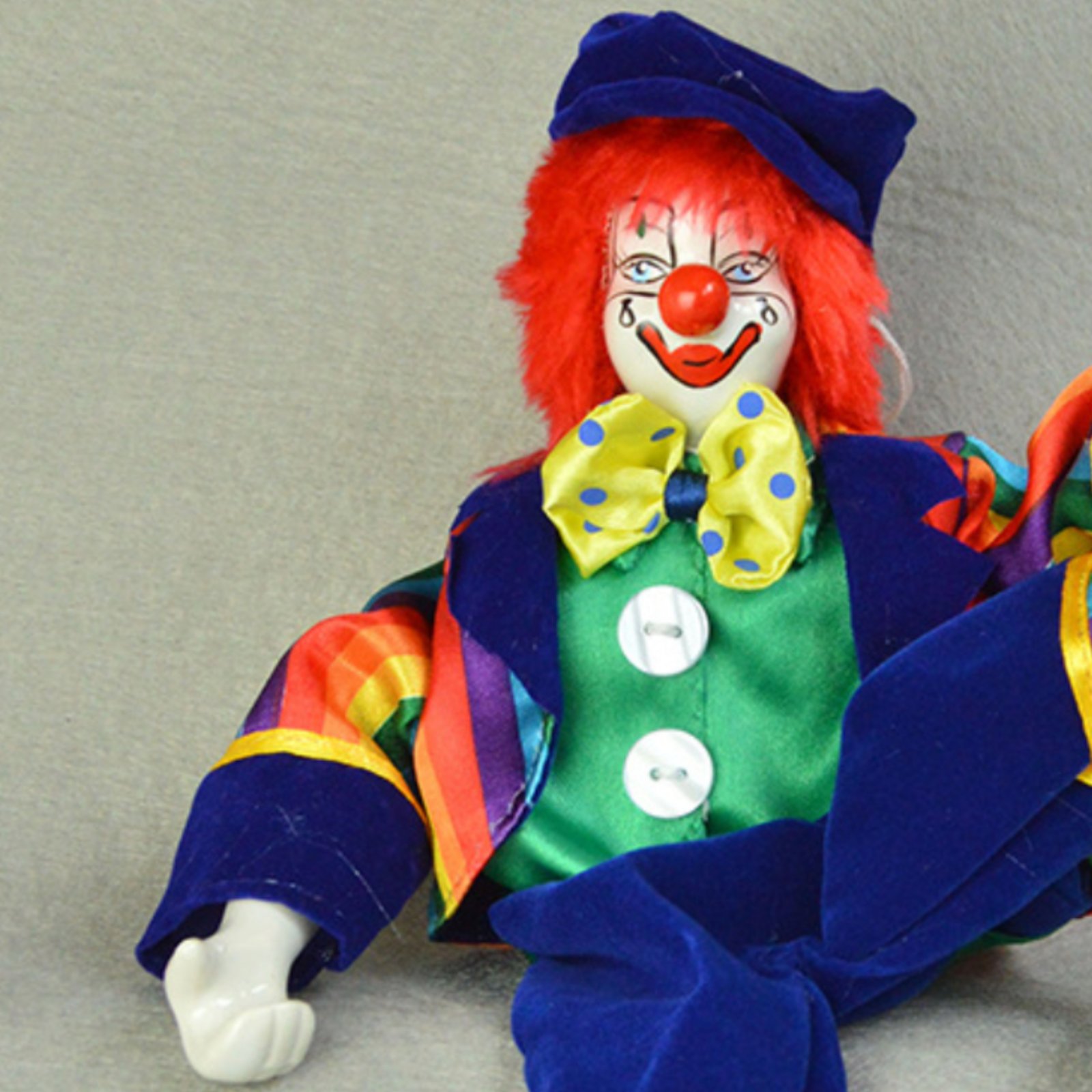 Dangling Leg Clown Doll Handma - Vintage Collectible Porcelain Dolls recensie en prijs
