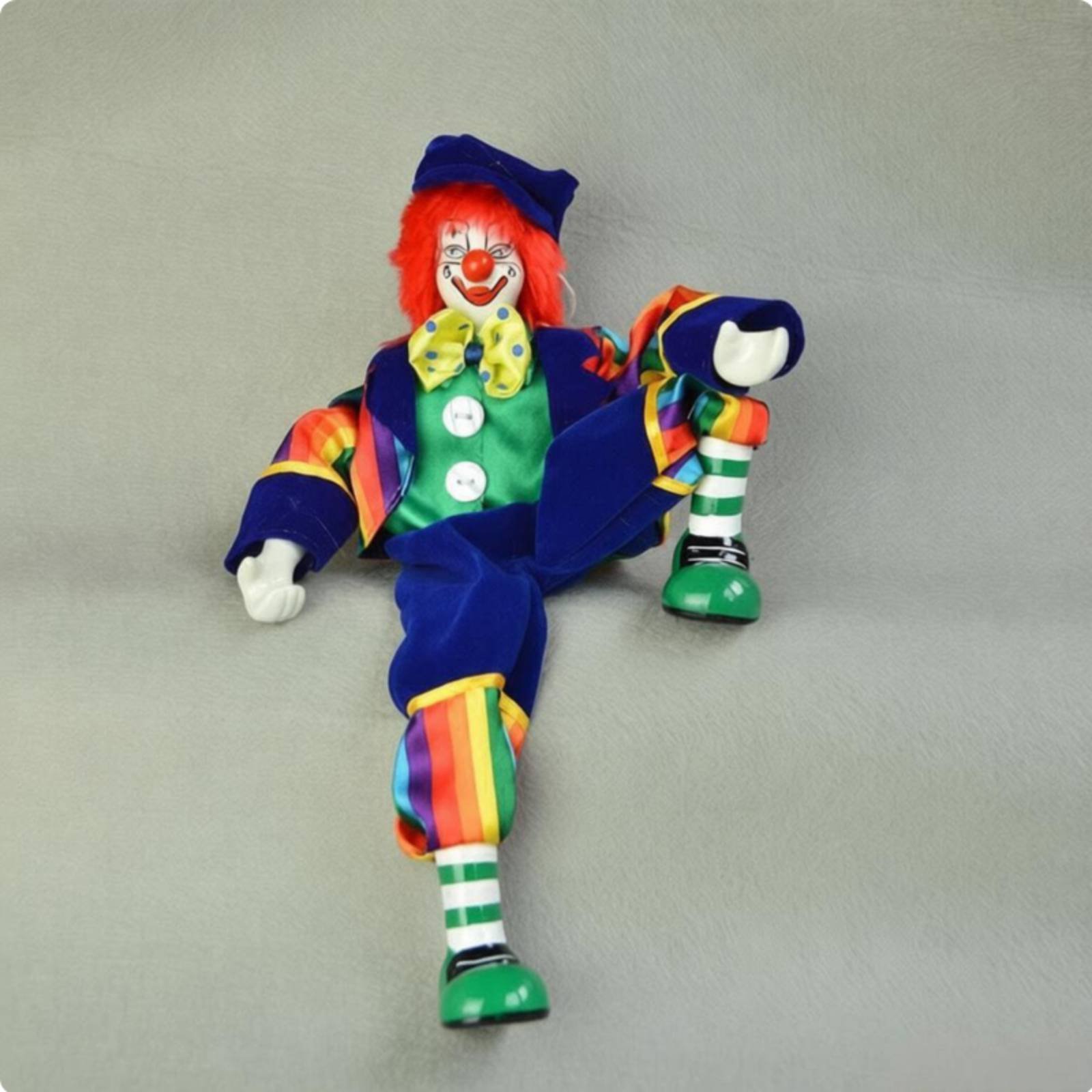 Dangling Leg Clown Doll Handma - Vintage Collectible Porcelain Dolls recensie en prijs