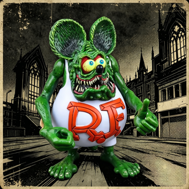 Green Rat Fink PVC Action Figu - Vintage Collectible Dolls recensie en prijs