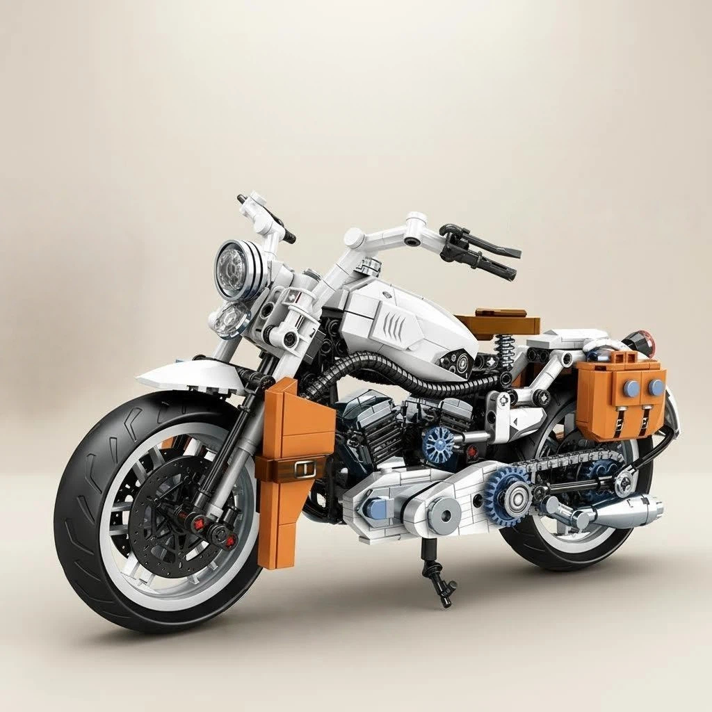 Retro Cruiser Motorcycle Build - Vintage Toys Collector recensie en prijs