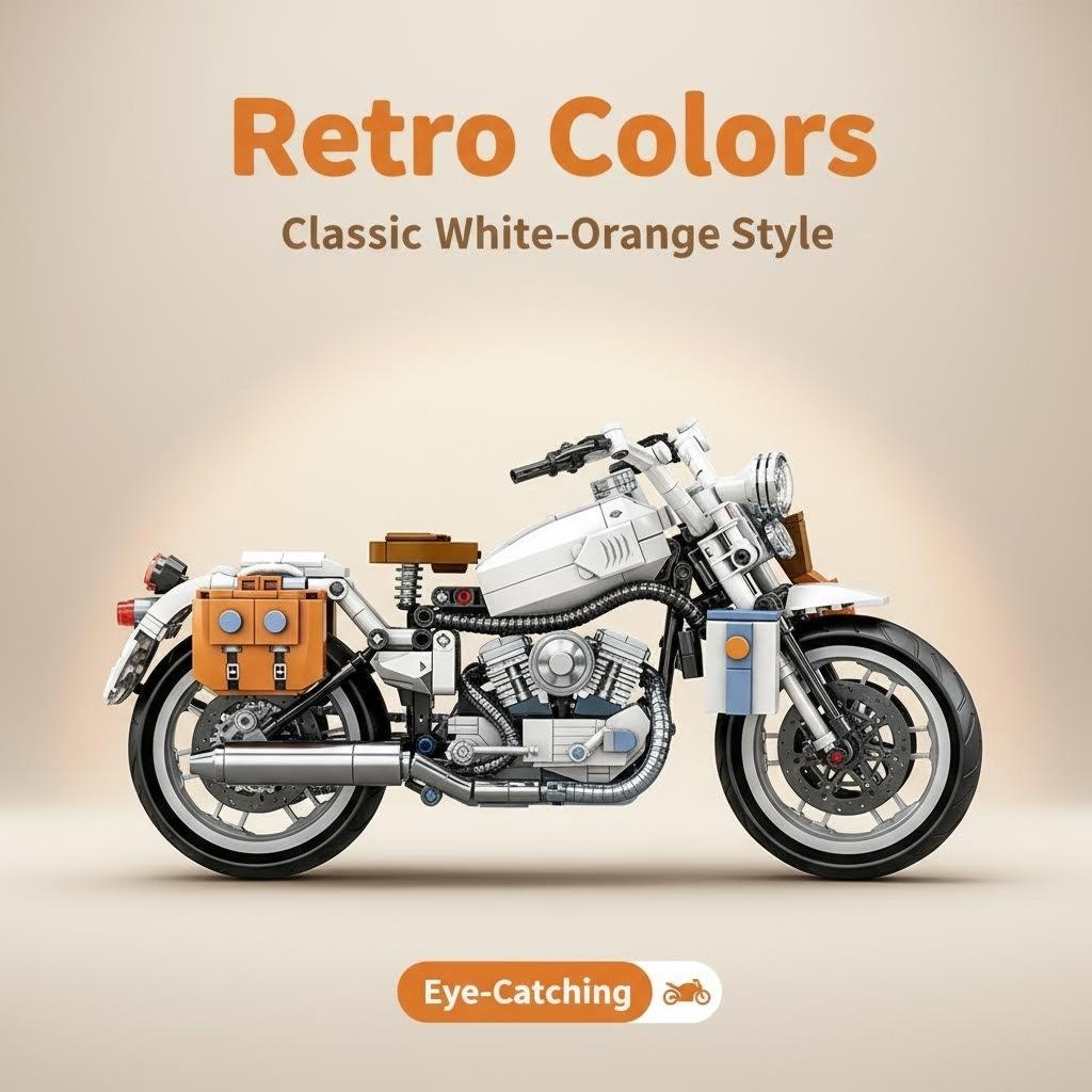 Retro Cruiser Motorcycle Build - Vintage Toys Collector recensie en prijs