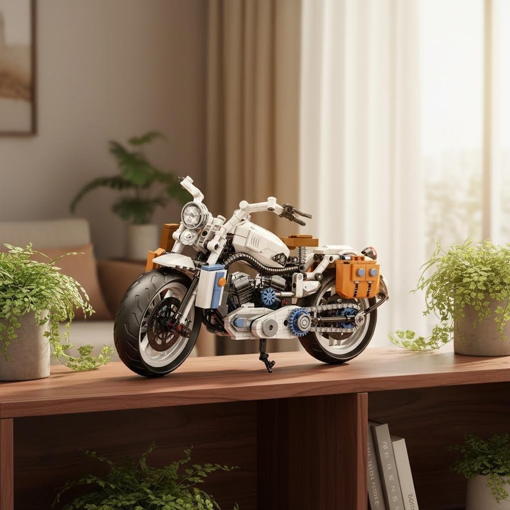 Retro Cruiser Motorcycle Build - Vintage Toys Collector recensie en prijs