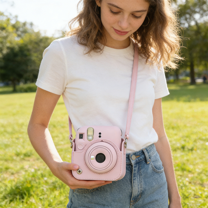 Stylish PU Leather Camera Prot - Camera Leather Case recensie en prijs