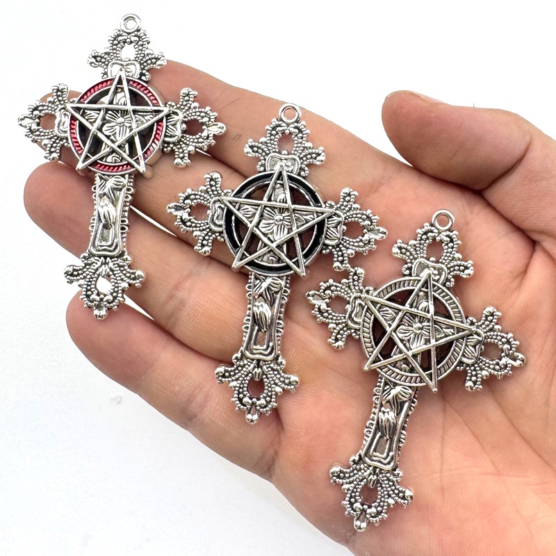 2pcs 30x15mm Gothic Big Cross  - Vintage Collectibles For Sale recensie en prijs