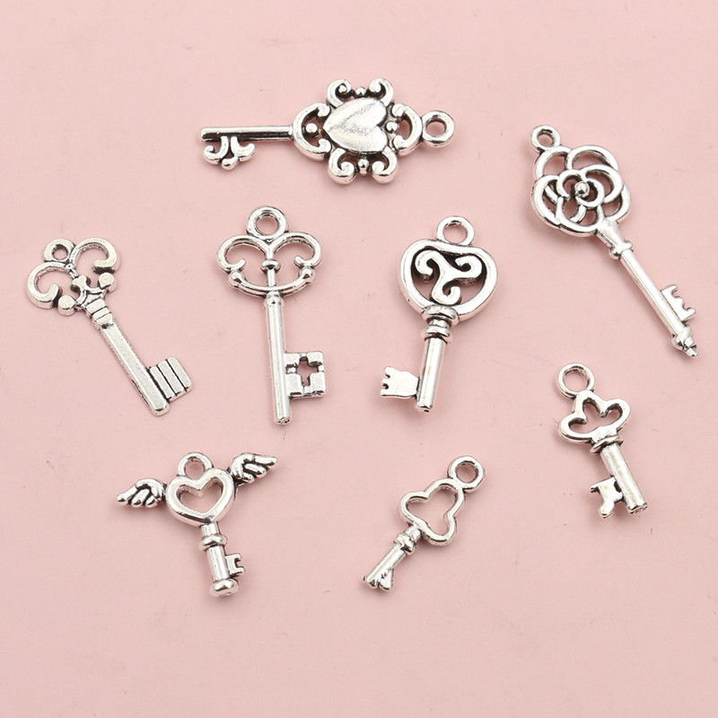 50pcs Vintage Small Key Charms - Vintage Collectibles For Sale recensie en prijs