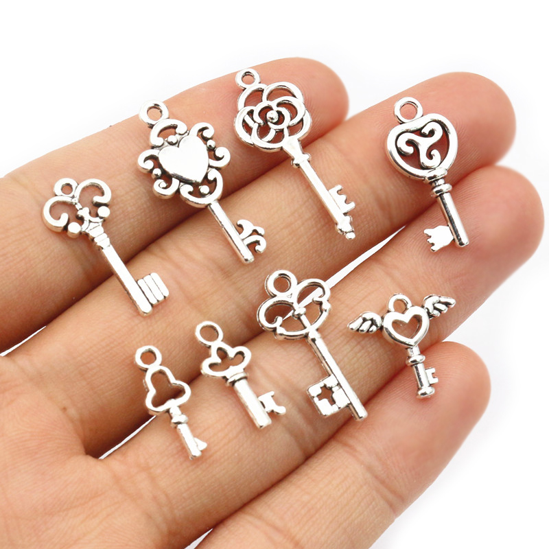 50pcs Vintage Small Key Charms - Vintage Collectibles For Sale recensie en prijs