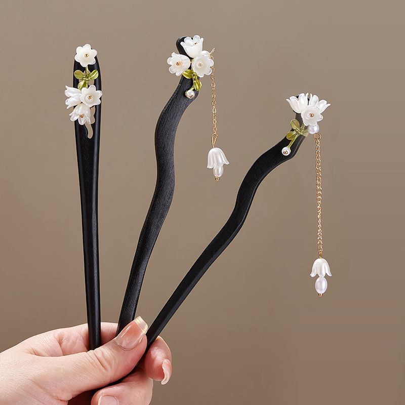 Wooden Flower Hairpin Vintage  - Vintage Collectibles For Sale recensie en prijs