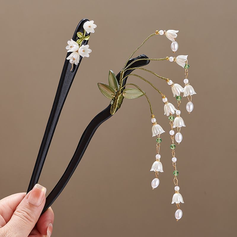 Wooden Flower Hairpin Vintage  - Vintage Collectibles For Sale recensie en prijs