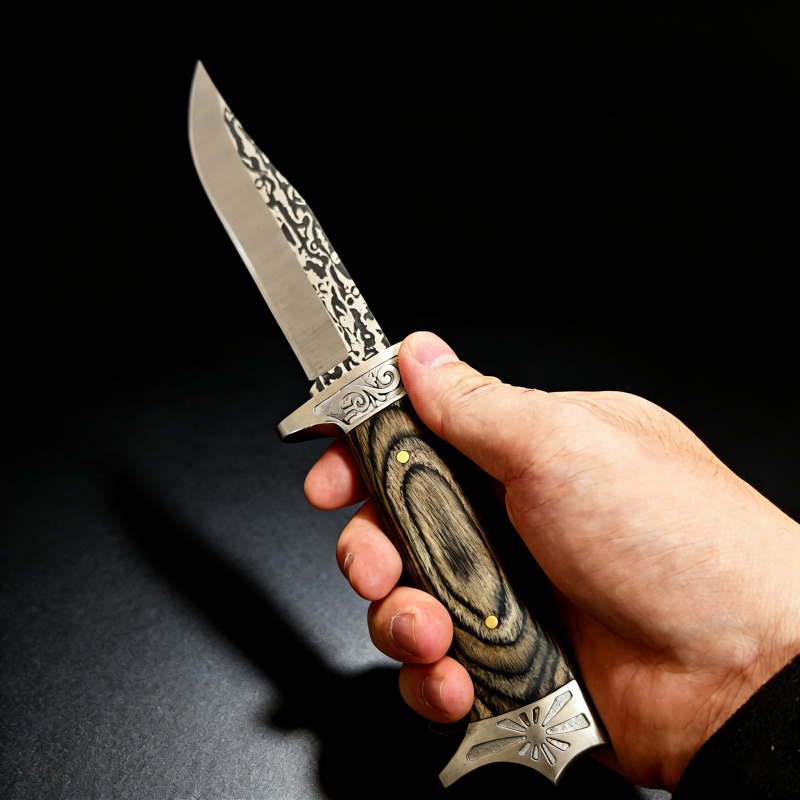 Vintage Engraved Straight Knif - Vintage Collectible Knives recensie en prijs