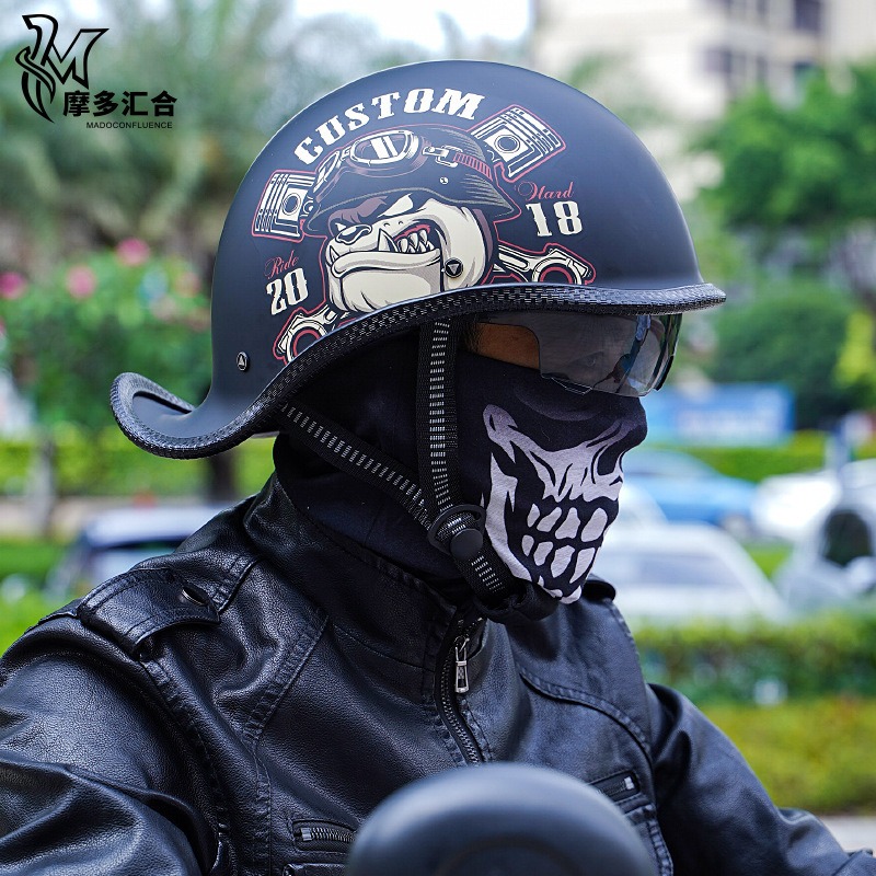 Retro Motorcycle Helmets for M - Lens Cap Vintage recensie en prijs
