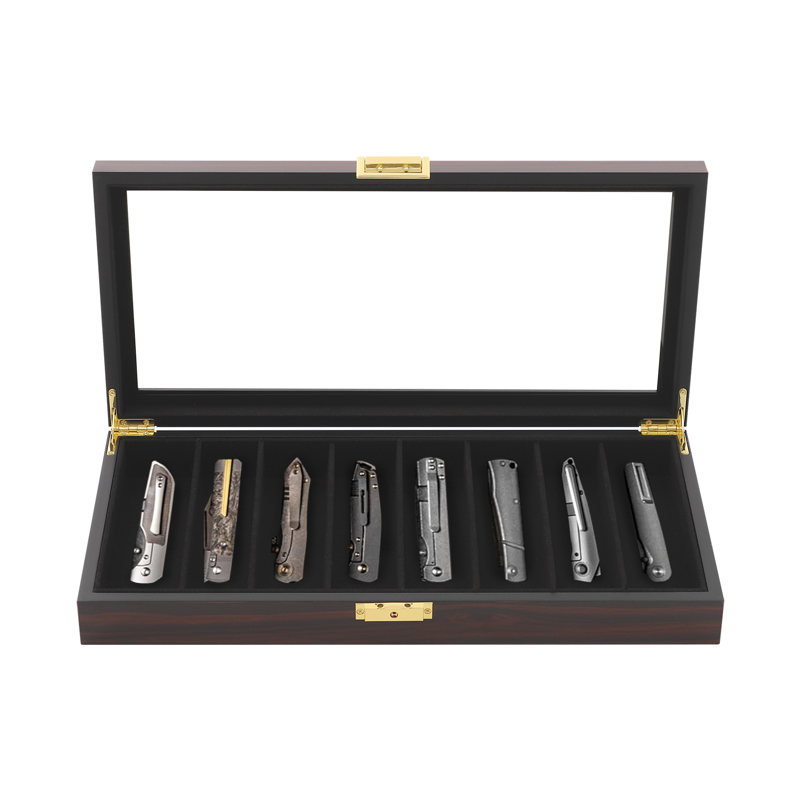 Vintage Ebony Knife Display Ca - Vintage Collectible Knives recensie en prijs