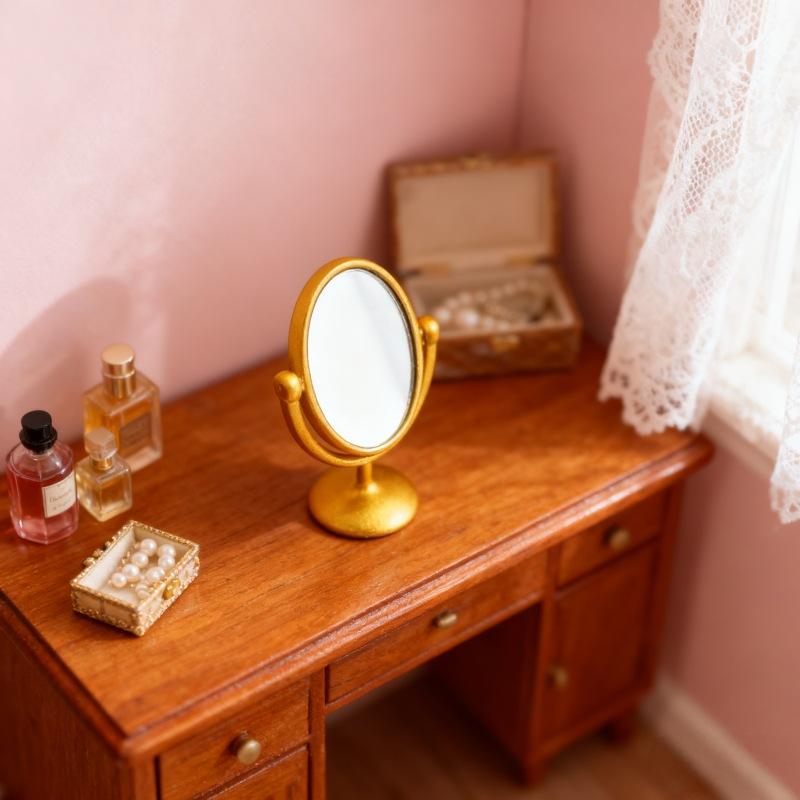 1Pcs Miniature Retro Mirror Dr - Vintage Collectible Dolls recensie en prijs