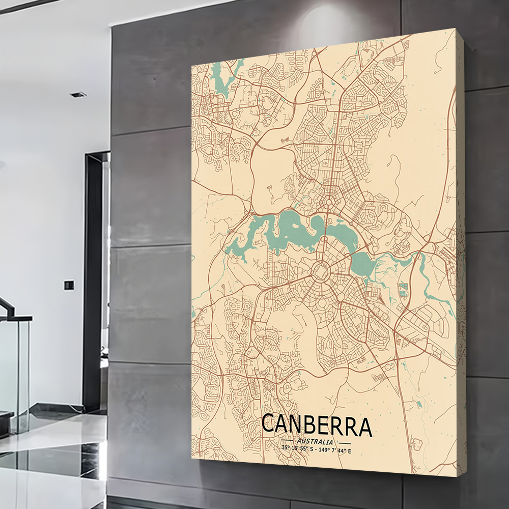 Canberra Vintage Map Printing  - Canberra Vintage & Collectible Centre Reviews recensie en prijs