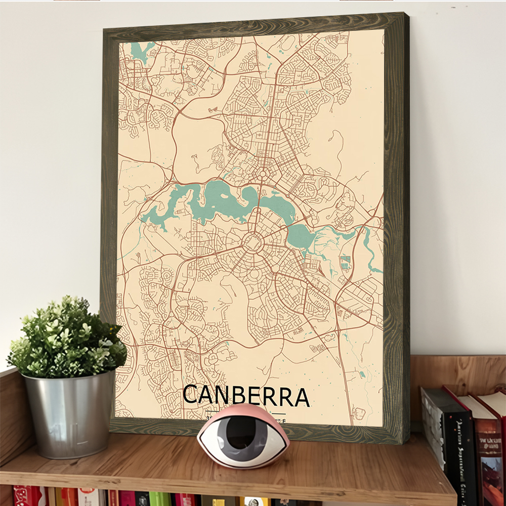 Canberra Vintage Map Printing  - Canberra Vintage & Collectible Centre Reviews recensie en prijs