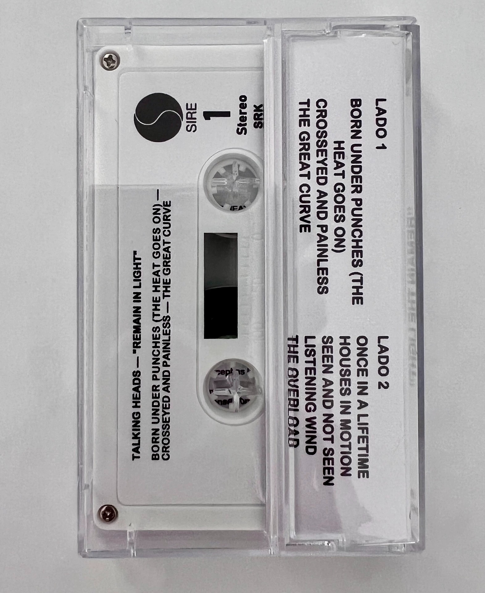 Rock Talking Heads David Byrne - Cassette Tape Head recensie en prijs