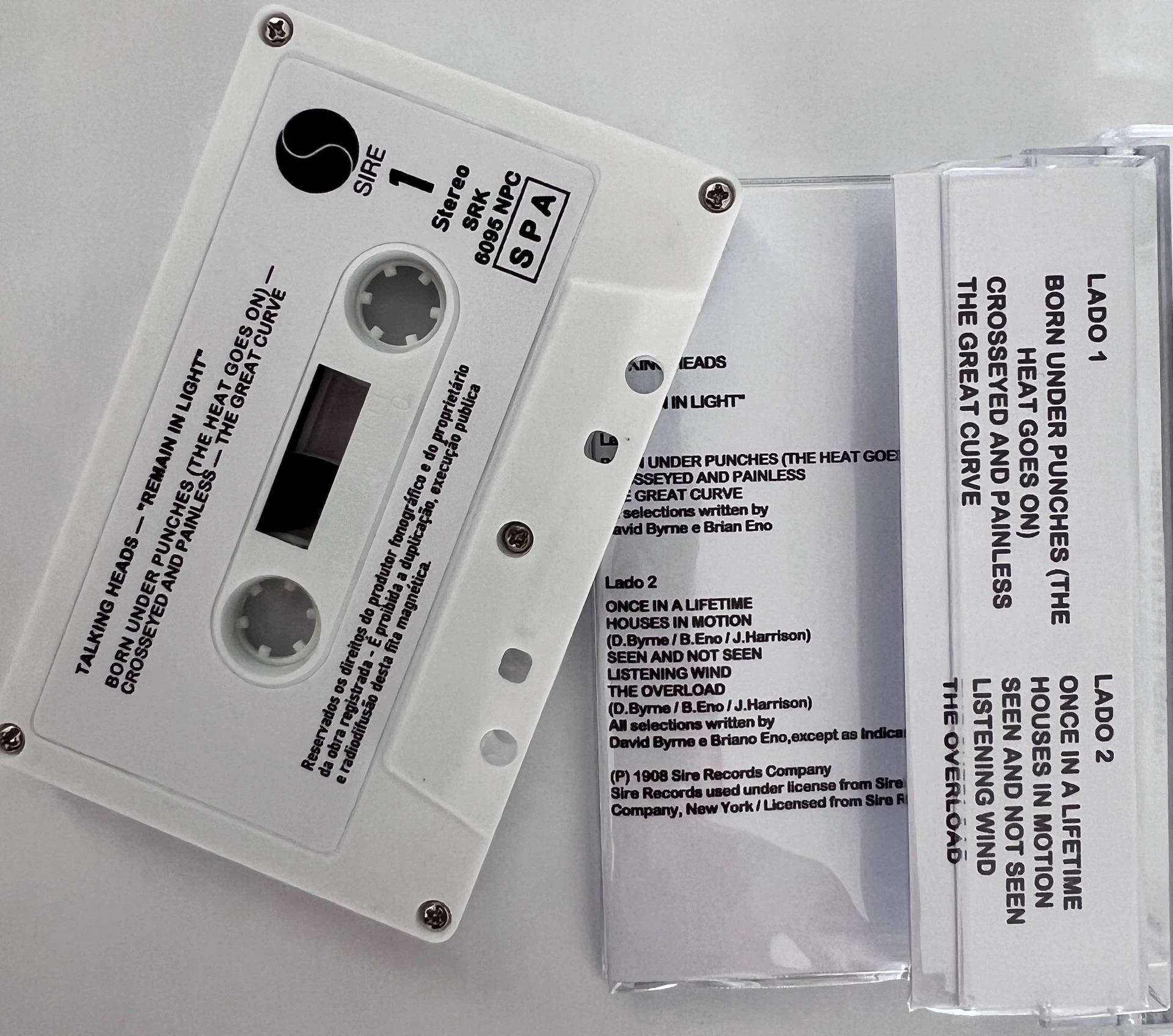 Rock Talking Heads David Byrne - Cassette Tape Head recensie en prijs