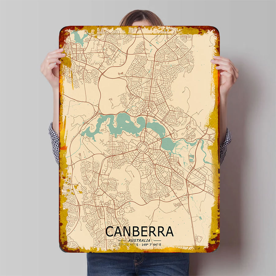 Canberra Australia City Map Me - Canberra Vintage & Collectible Centre Reviews recensie en prijs