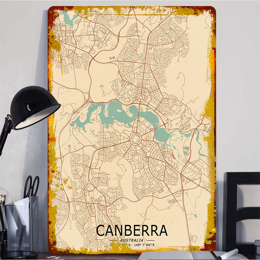 Canberra Australia City Map Me - Canberra Vintage & Collectible Centre Reviews recensie en prijs