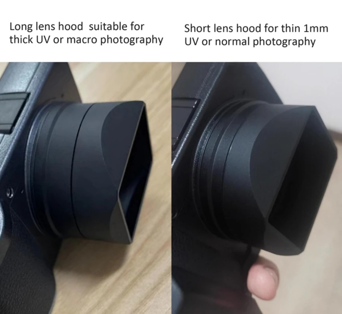 Square Metal Lens Hoods with A - Lens Cap Vintage recensie en prijs
