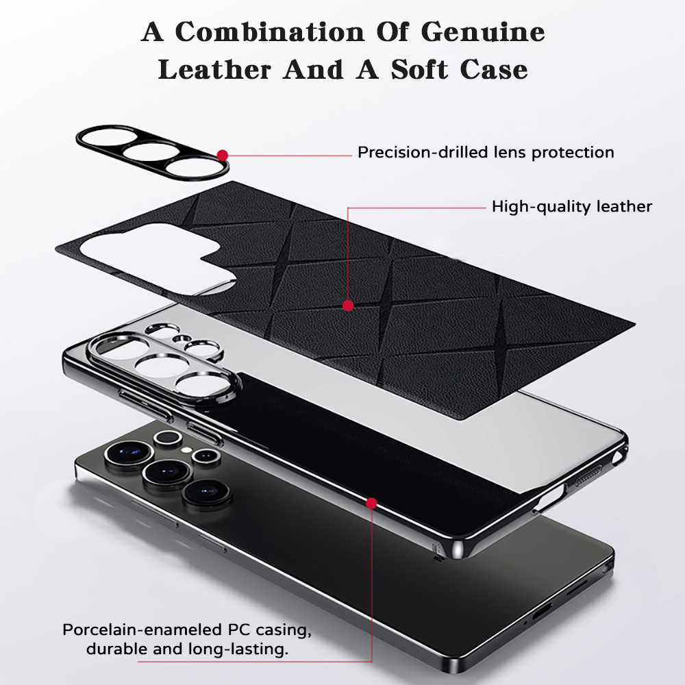 Leather Plating For Samsung S2 - Camera Leather Case recensie en prijs