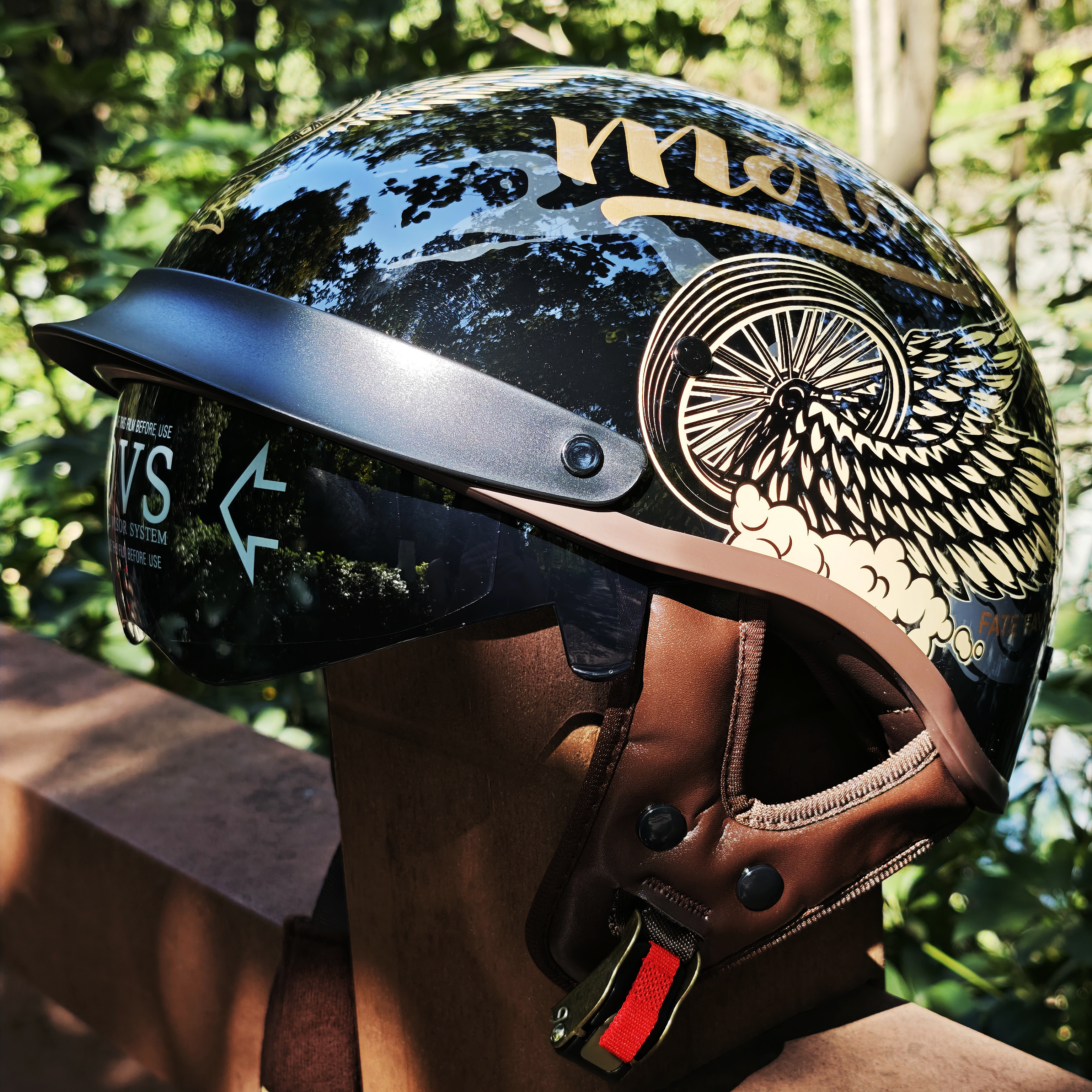 Retro Motorcycle Helmets for M - Lens Cap Vintage recensie en prijs