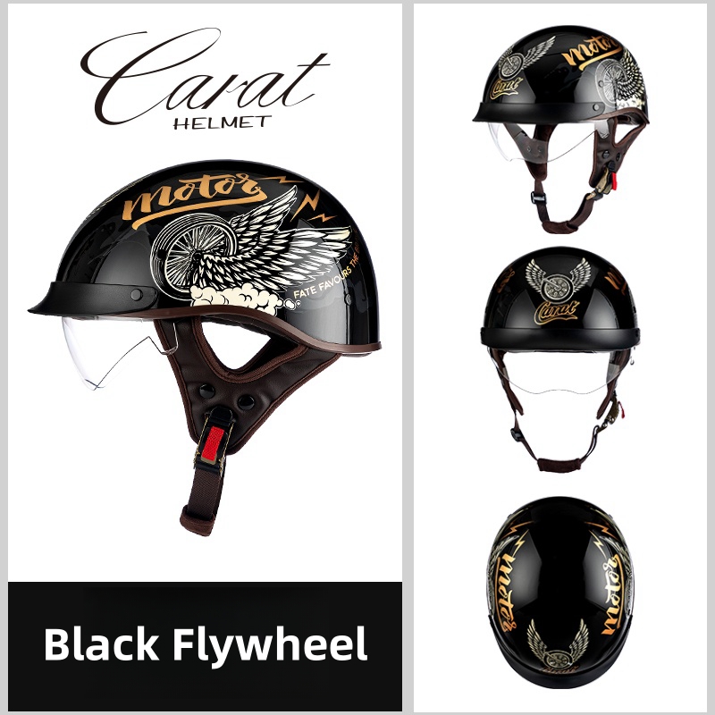 Retro Motorcycle Helmets for M - Lens Cap Vintage recensie en prijs
